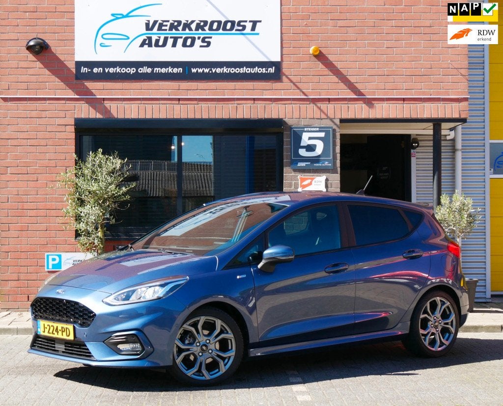 Ford Fiesta 1.0 EcoBoost ST-Line X camera. suur/stoel verw., Voorwielaandrijving, Stof, Gebruikt, 1064 kg