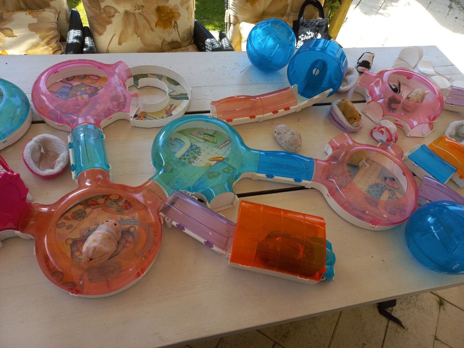 Grote set Zhu Zhu Pets met diverse banen en accessoires, Ophalen of Verzenden