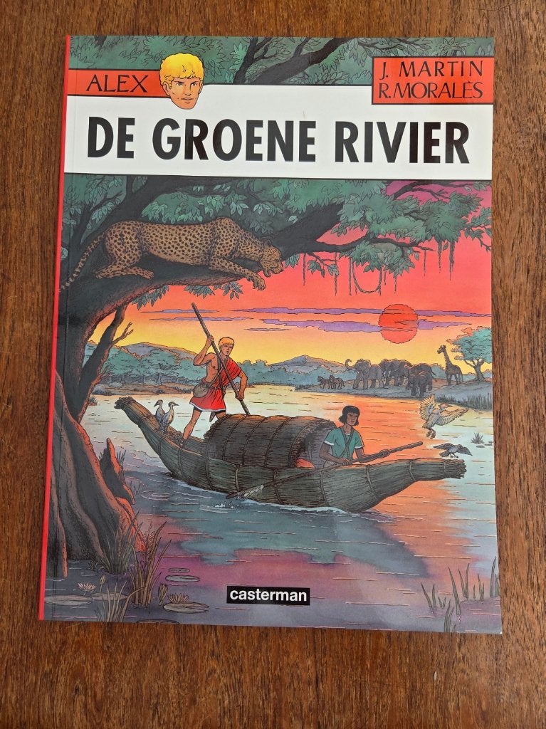 Alex  - De groene rivier, Eén stripboek, Ophalen of Verzenden, Zo goed als nieuw, Jacques Martin