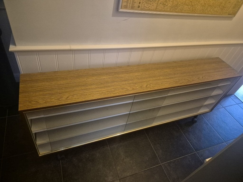 Lowboard op wieltjes, Ophalen, Gebruikt, 25 tot 50 cm, 50 tot 100 cm
