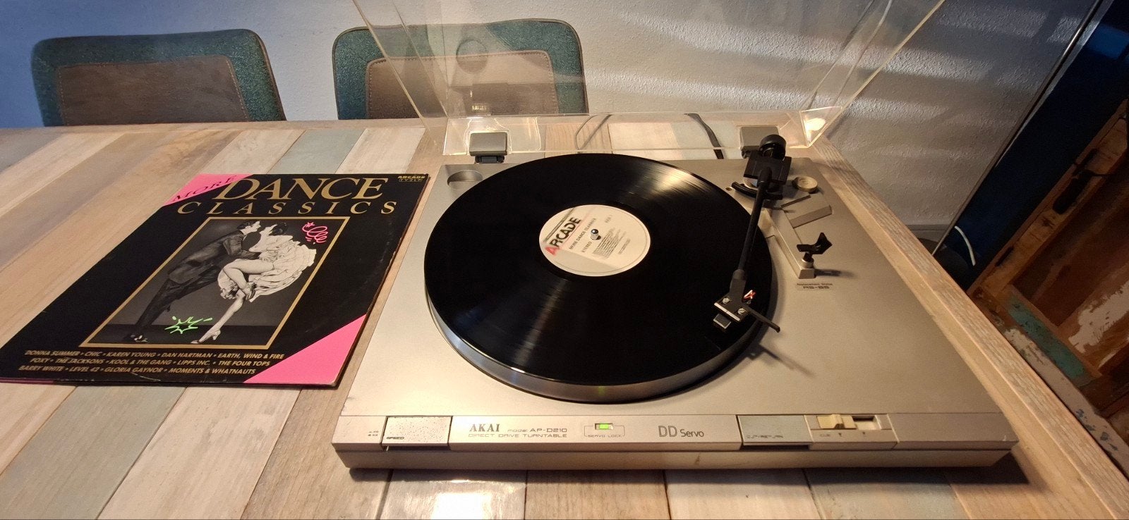 Akai AP-D210 Direct Drive Platenspeler - Vintage Geluid, Audio, Tv en Foto, Platenspelers, Ophalen, Gebruikt, Automatisch, Platenspeler