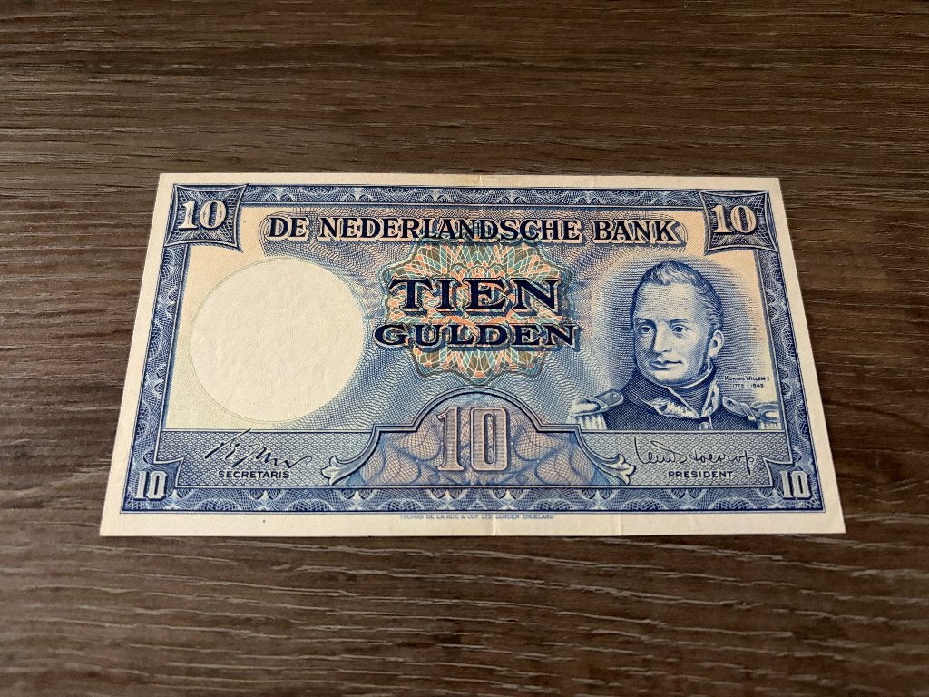 Prachtig biljet 10 gulden Willem 1 / Molen, 1949, Ophalen of Verzenden, 10 gulden