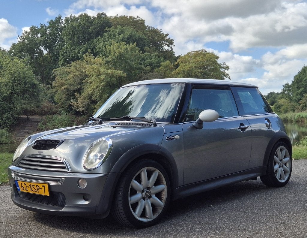 Mini Cooper S R53 163PK – project/liefhebbersauto 2002 Grijs, Auto's, Mini, Voorwielaandrijving, 4 cilinders, 4 stoelen, 163 pk