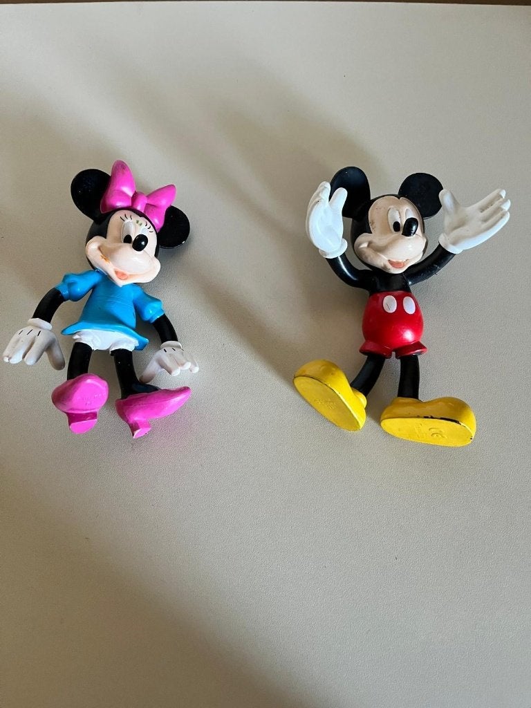 Disney poppetjes 7 en 13 Mickey Mouse, Ophalen of Verzenden, Mickey Mouse, Zo goed als nieuw, Beeldje of Figuurtje