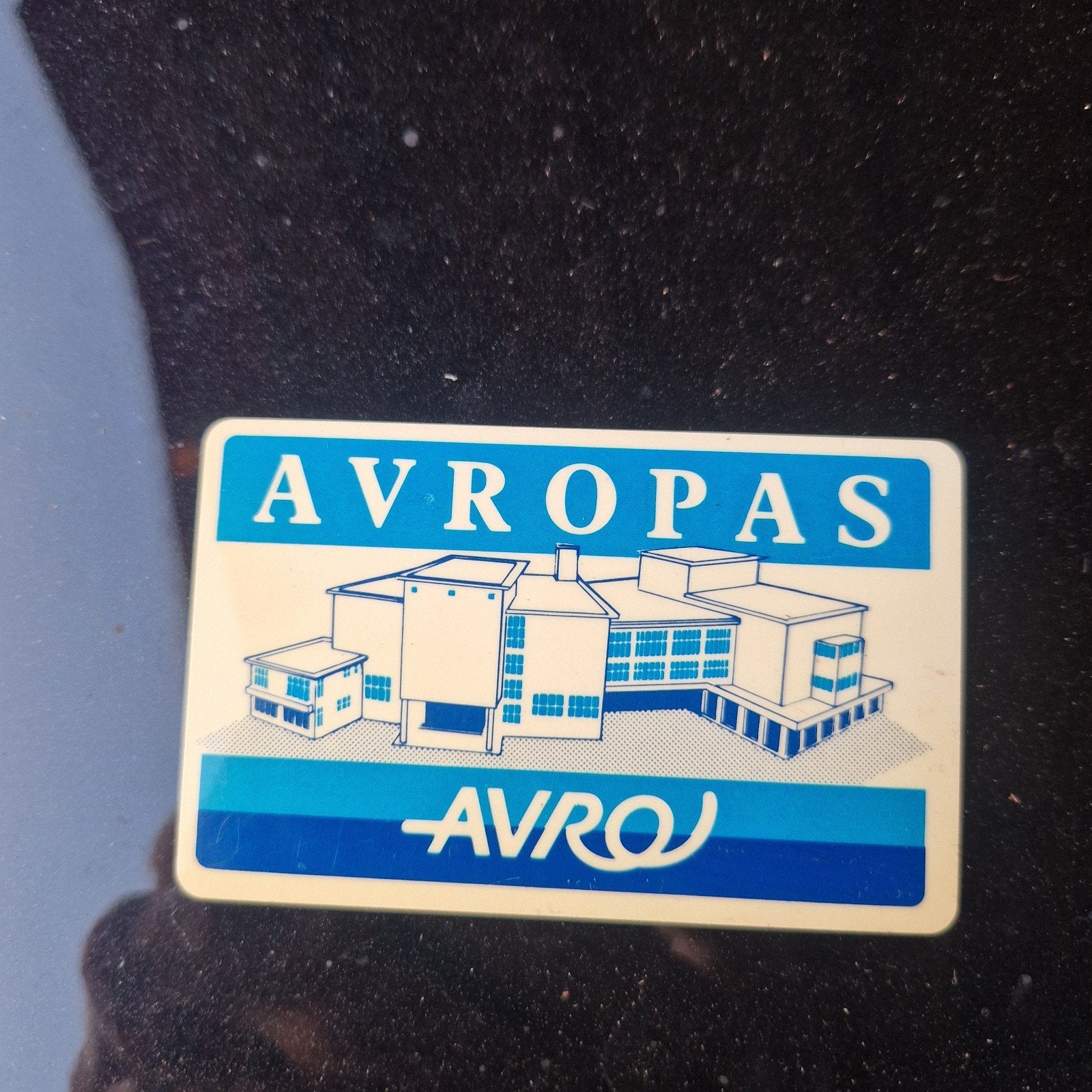 Vintage AVRO-pas uit 1987 - Verzamelobject, Verzamelen, Ophalen of Verzenden, Gebruikt