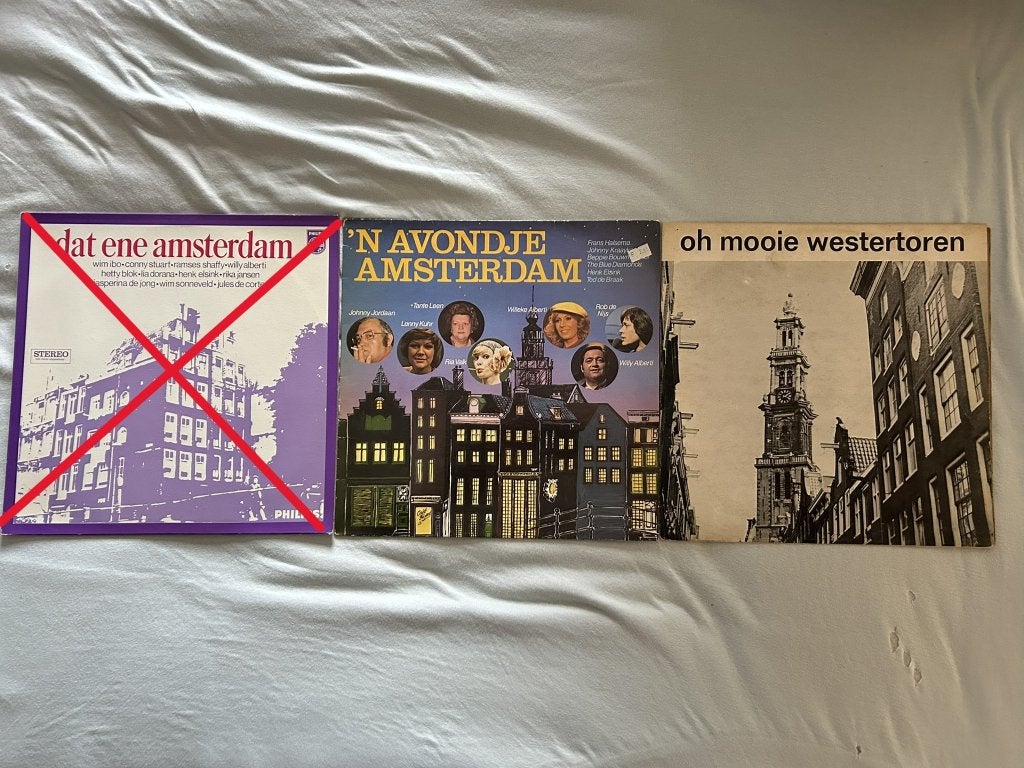 2 LP's Amsterdamse muziek (ook per stuk te koop), Ophalen of Verzenden, Gebruikt