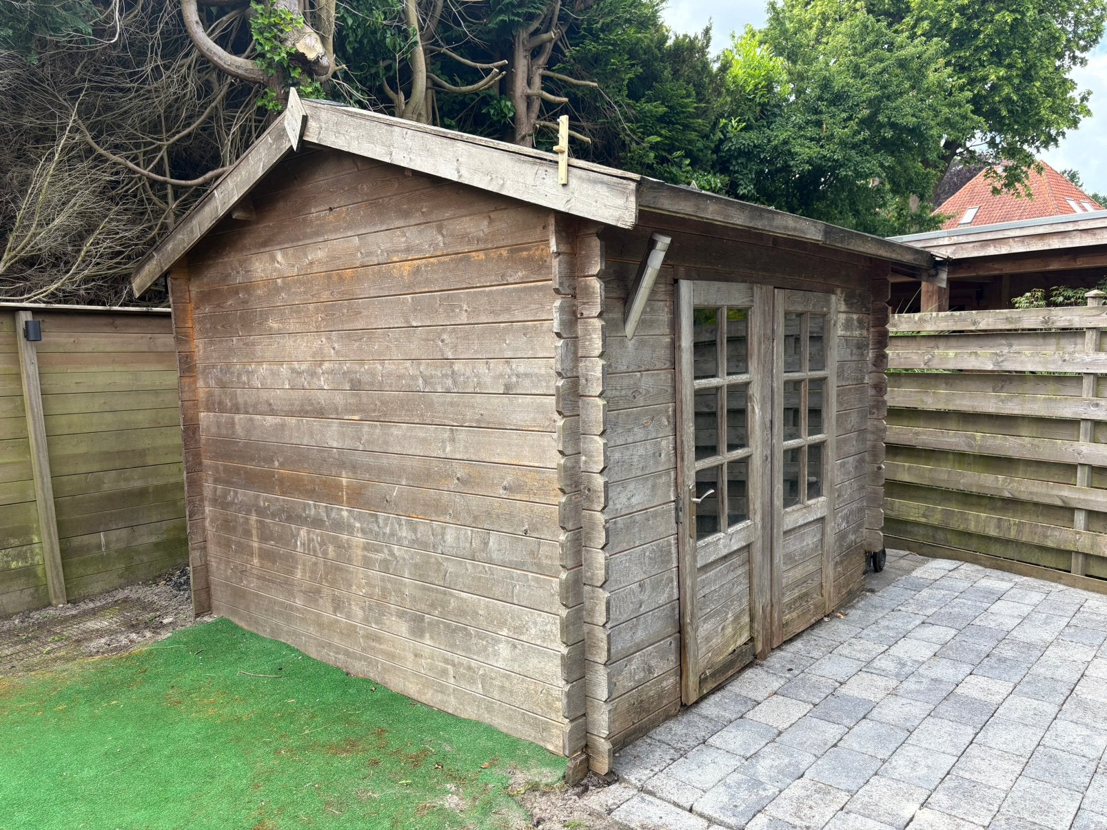 Tuinhuis gebruikt / deels te gebruiken afmeting 3.00x3.00, Ophalen, Tuinhuis, 500 cm of meer, Hout