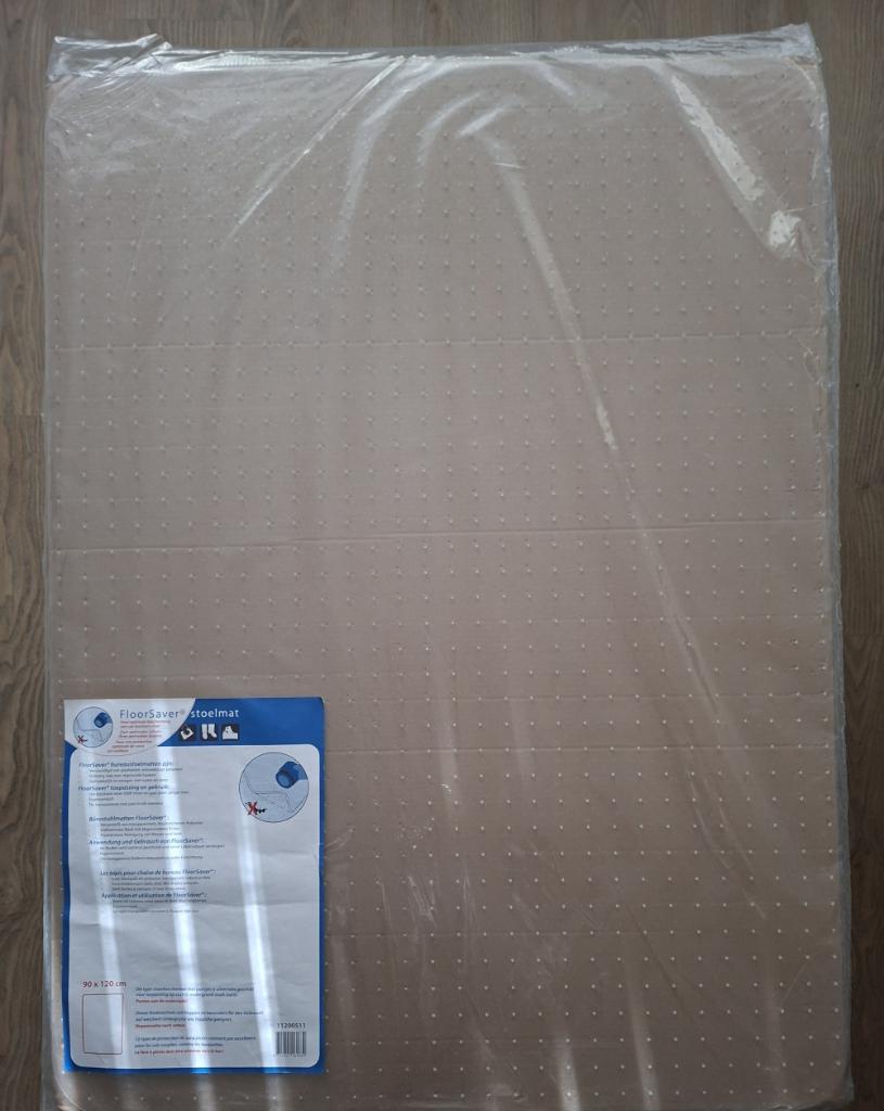 FloorSaver bureaustoelmat 90 x 120 cm voor tapijt, Ophalen, Nieuw