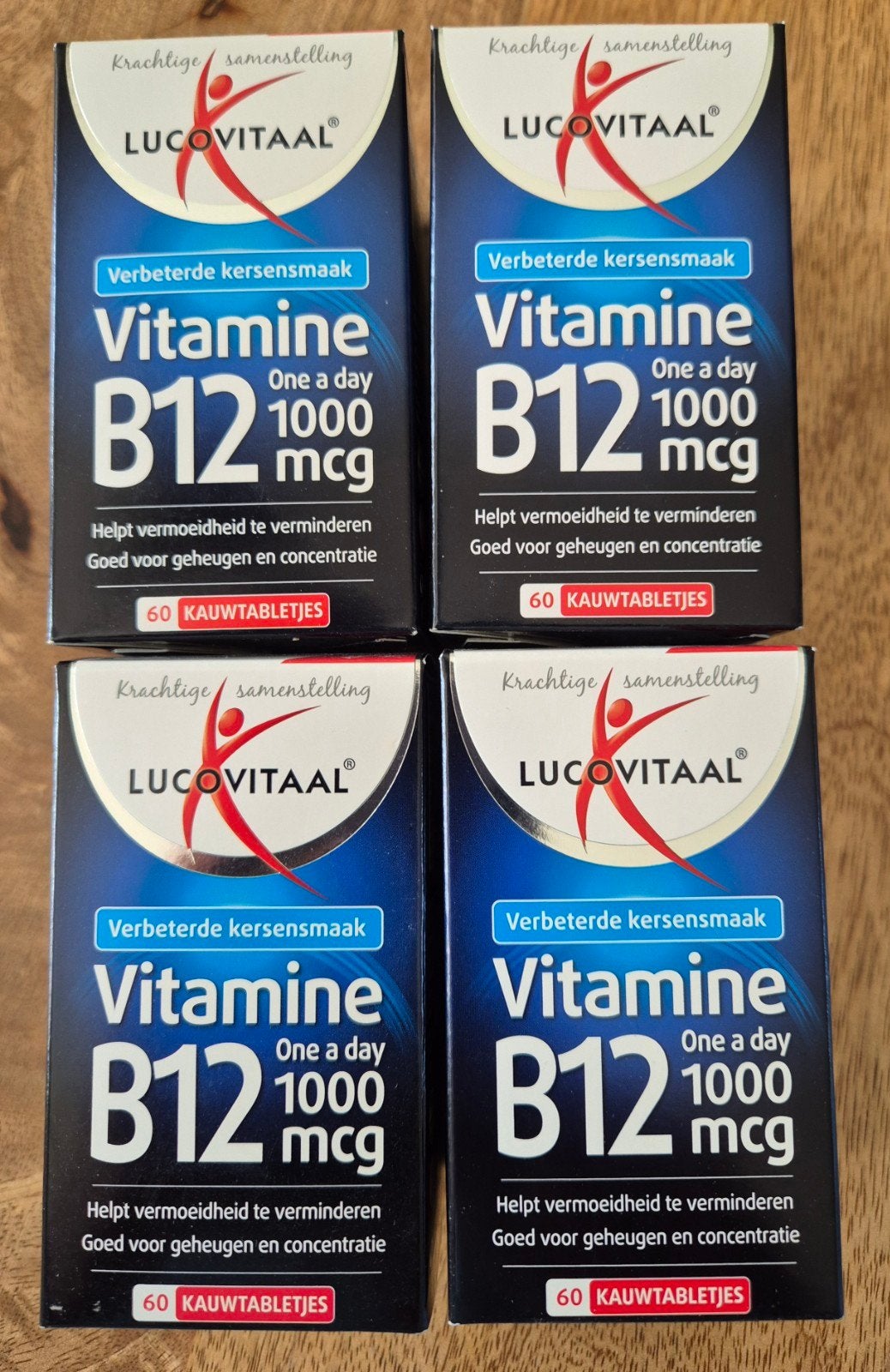Lucovitaal Vitamine B12 1000 mcg Kauwtabletten (4x), Ophalen of Verzenden, Nieuw