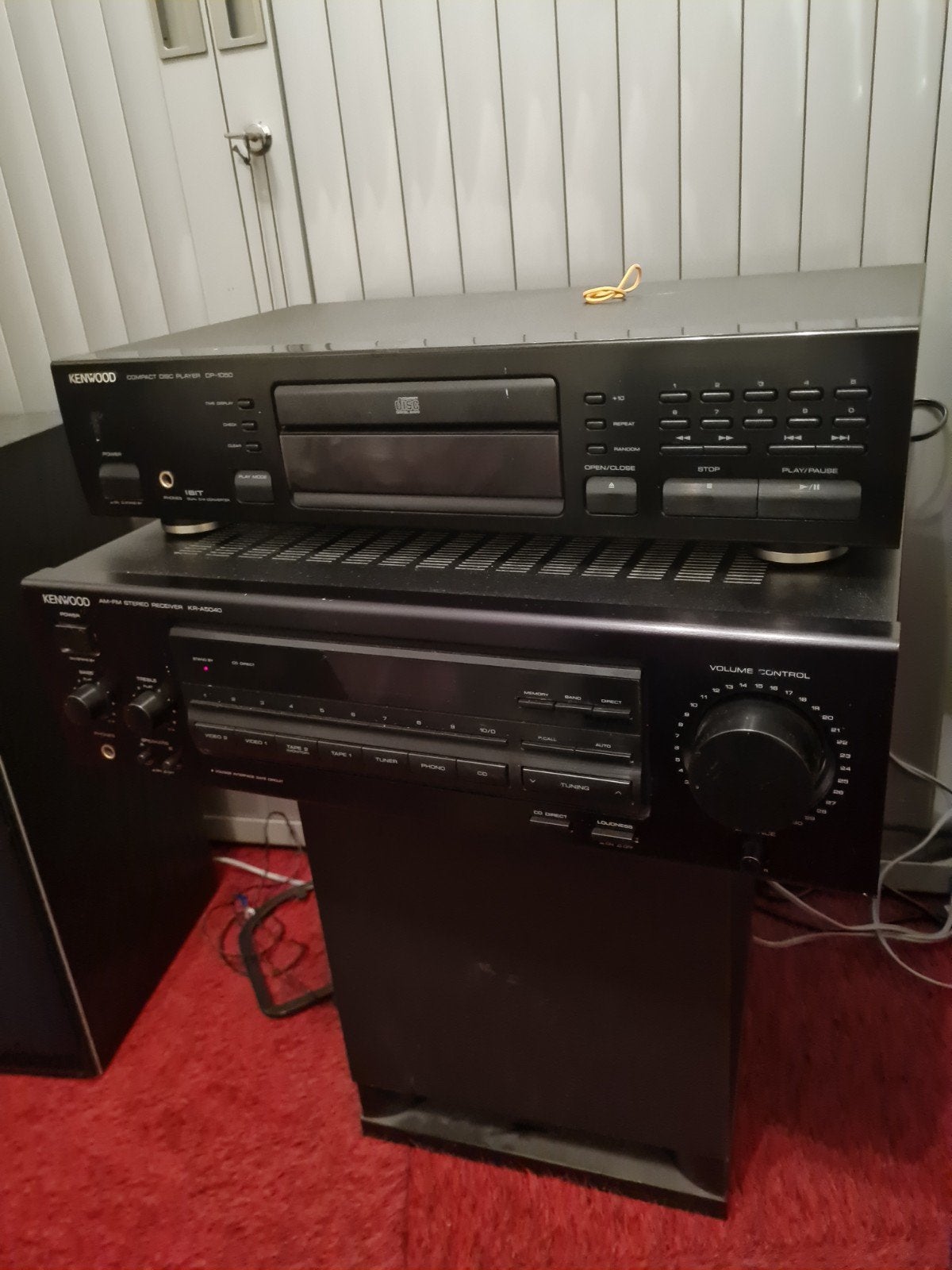 Kenwood receiver & disc player 2x boxen 90 watt, Ophalen, Overige merken
