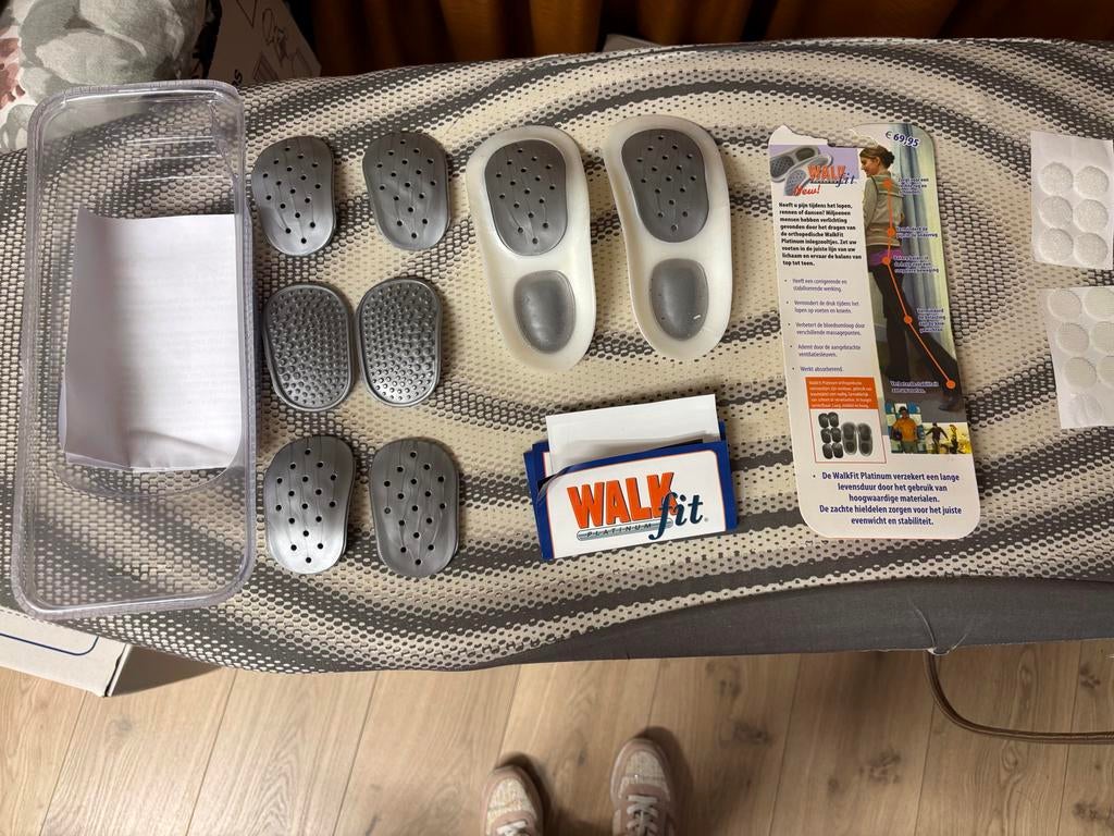 WalkFit Platinum Orthopedische Inlegzolen - zgan, Ophalen of Verzenden, Zo goed als nieuw