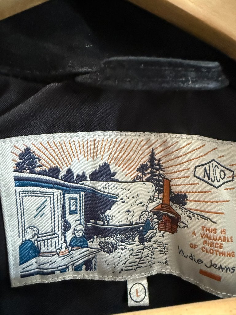 Nudie jeans, Maat 52/54 (L), Nudie Jeans, Zwart, Ophalen of Verzenden