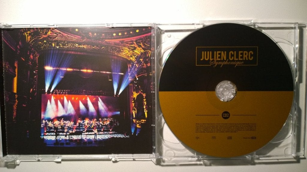 Julien Clerc - Symphonique, Cd's en Dvd's, Ophalen of Verzenden, Zo goed als nieuw, Album