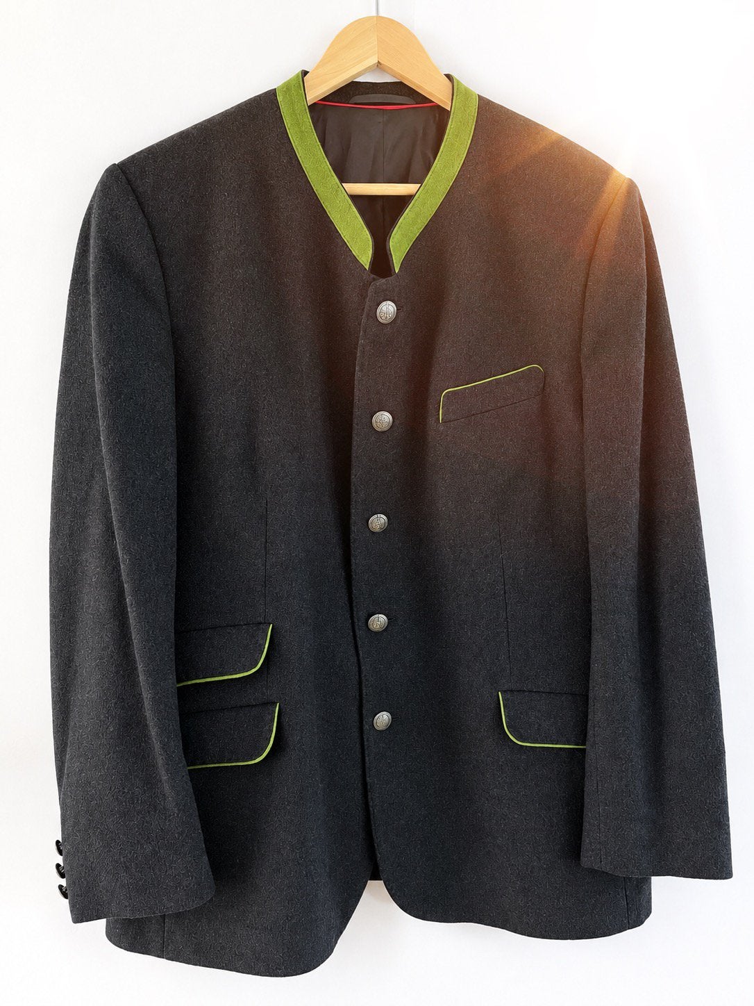 Loden-Plankl Wien Lodenjas Trachtenjanker 54 / XL, Antiek en Kunst, Ophalen of Verzenden, Heren