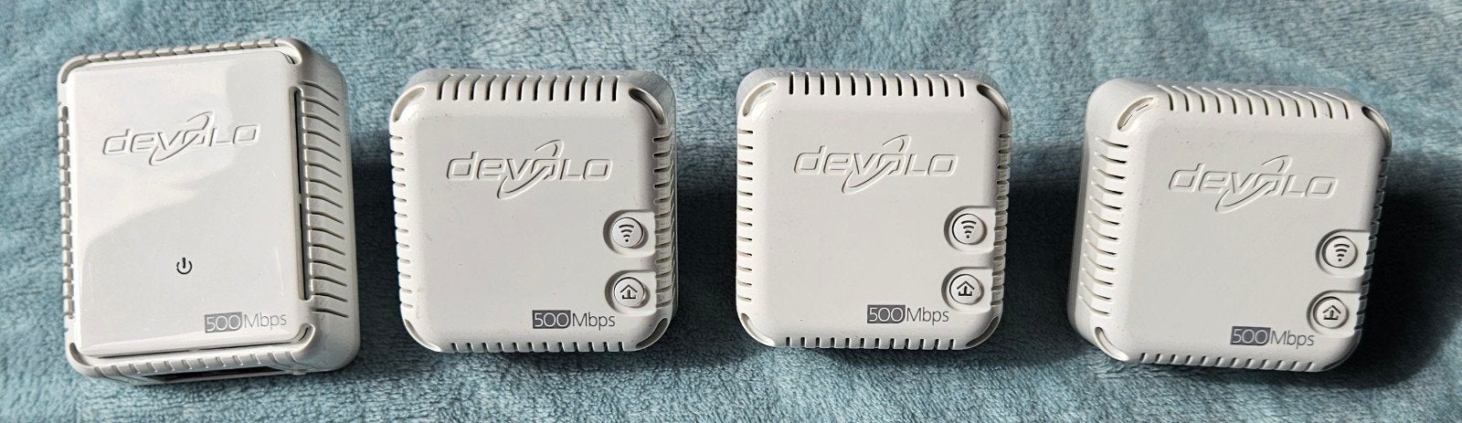 Devolo dLAN 500 WiFi Powerline Adapters (4 stuks), Ophalen of Verzenden, Gebruikt, Devolo
