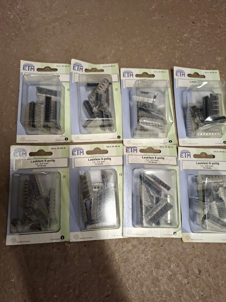 Lasklemmen diverse 1,0 -2,5mm, Nieuw, Ophalen of Verzenden, ETM, X