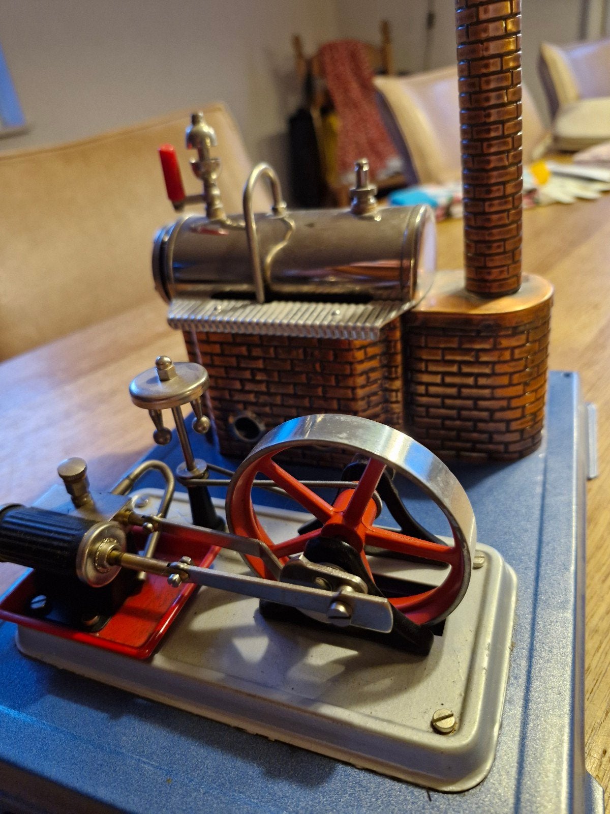 Wilesco D 10 stoommachine - Zo goed als nieuw, Ophalen of Verzenden