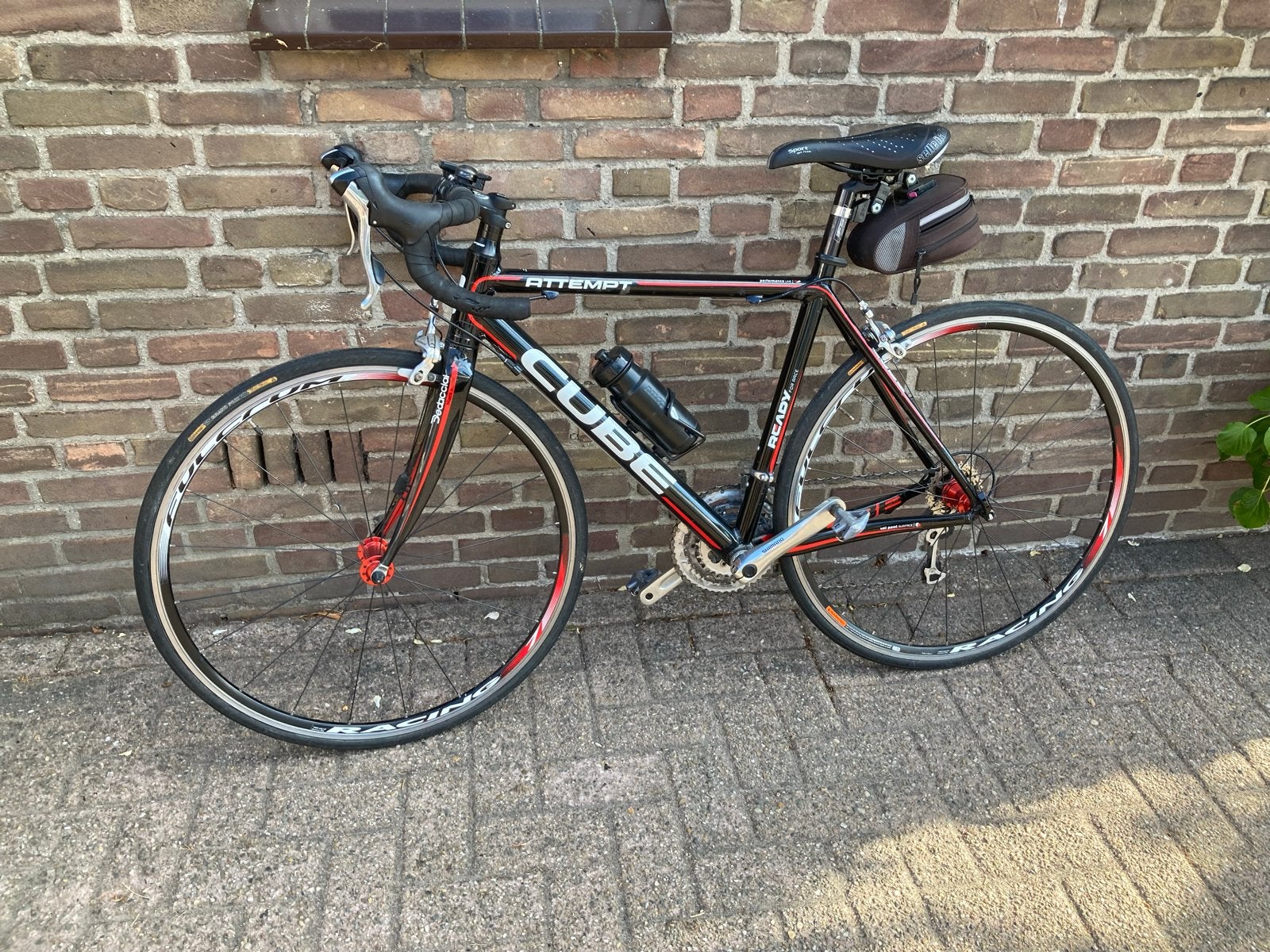 Cube Attempt racefiets - Shimano 105 - 28 inch, Fietsen en Brommers, 28 inch, Gebruikt, Velgrem, Aluminium