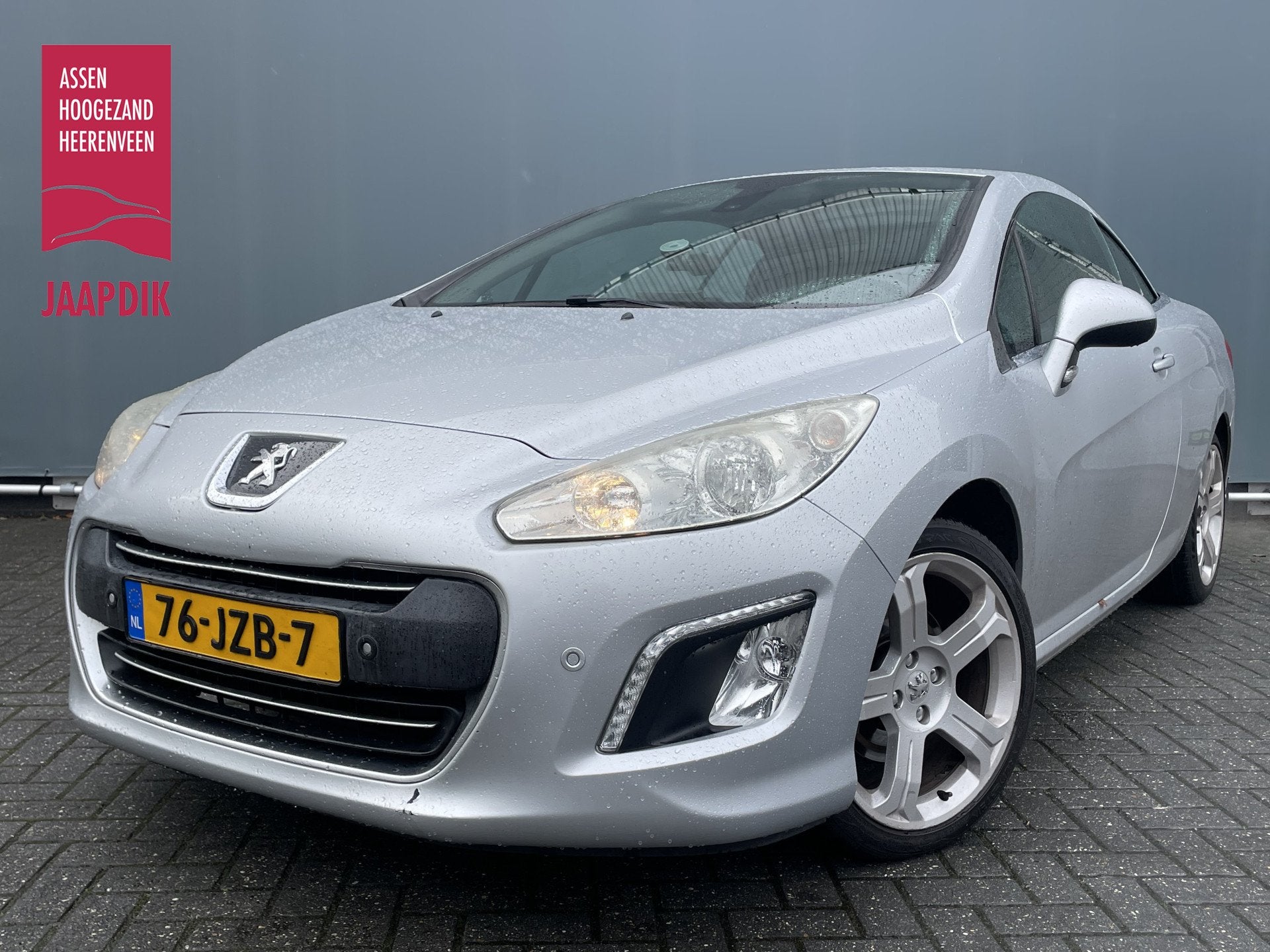 Peugeot 308 CC BWJ 2009 1.6 THP 150 PK Premiere LEDER | NEKV, Auto's, Zwart, 4 cilinders, 4 stoelen, Bedrijf