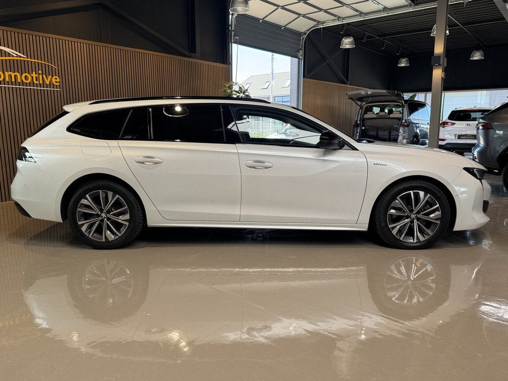 Peugeot 508 SW 1.6 Plugin Hybride 225 PK Allure Navigatie Cr, Auto's, Peugeot, Gebruikt, 4 cilinders, Met garantie (alle), Leder en Stof
