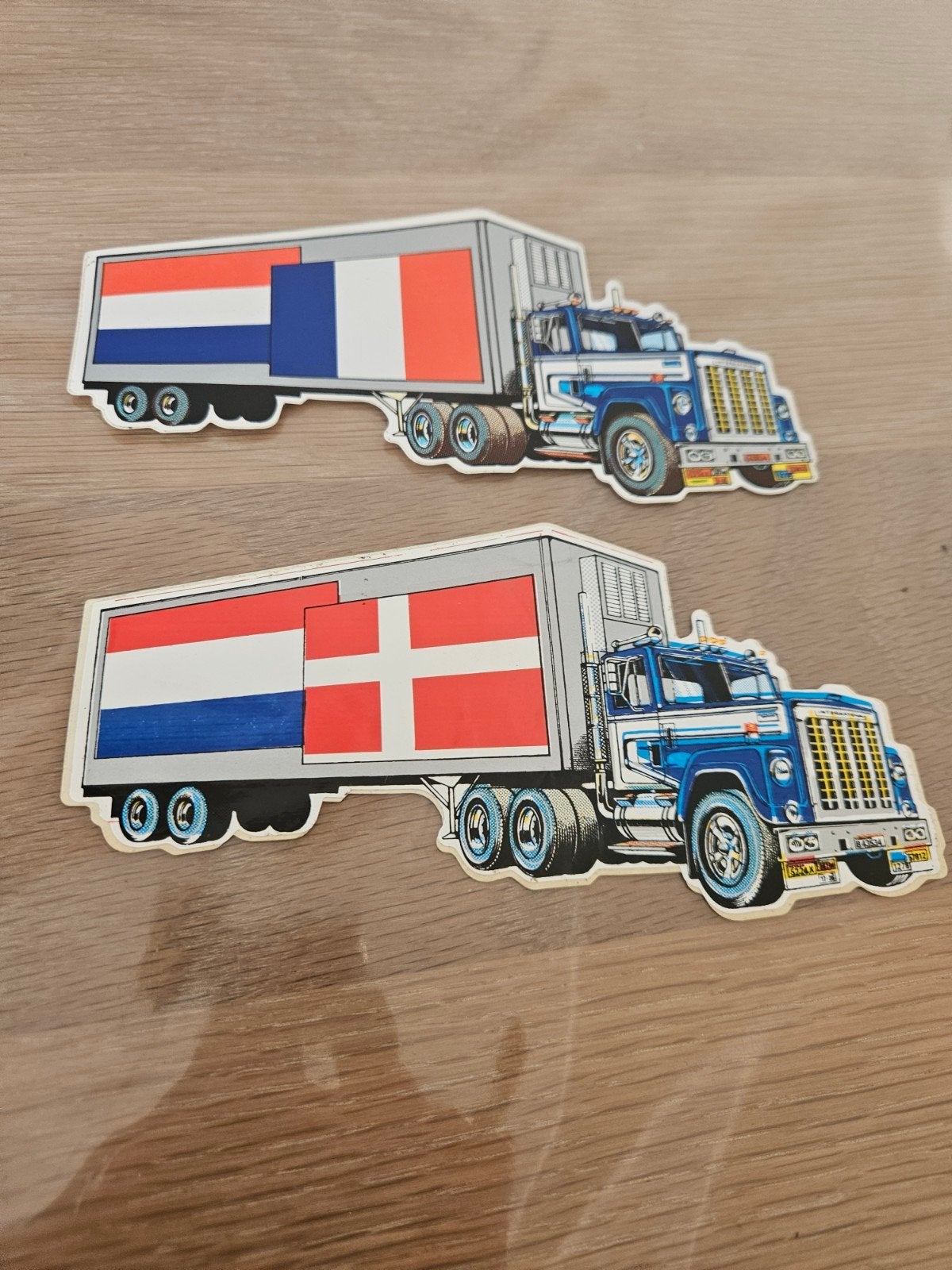 Vrachtwagen stickers, Ophalen of Verzenden, Zo goed als nieuw