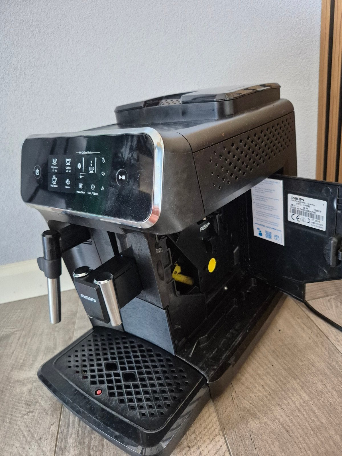 Philips bonen koffie apparaat met stoompijpje, Witgoed en Apparatuur, Koffiezetapparaten, Ophalen, Gebruikt, Espresso apparaat