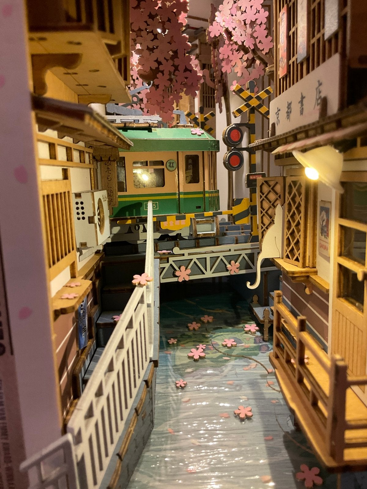 Robotime sakura densya, Ophalen of Verzenden, Nieuw