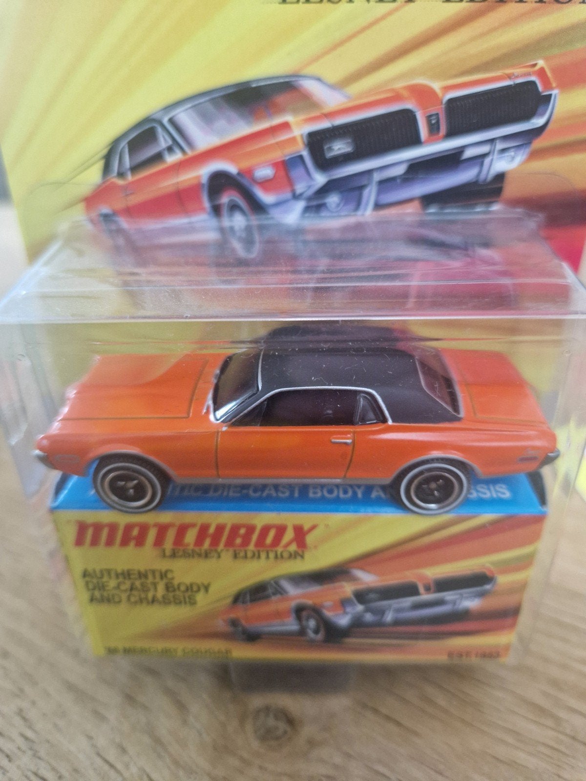 Matchbox Lesney Edition '68 Mercury Cougar - Nieuw in doos, Hobby en Vrije tijd, Modelauto's | 1:43, Ophalen of Verzenden, Nieuw