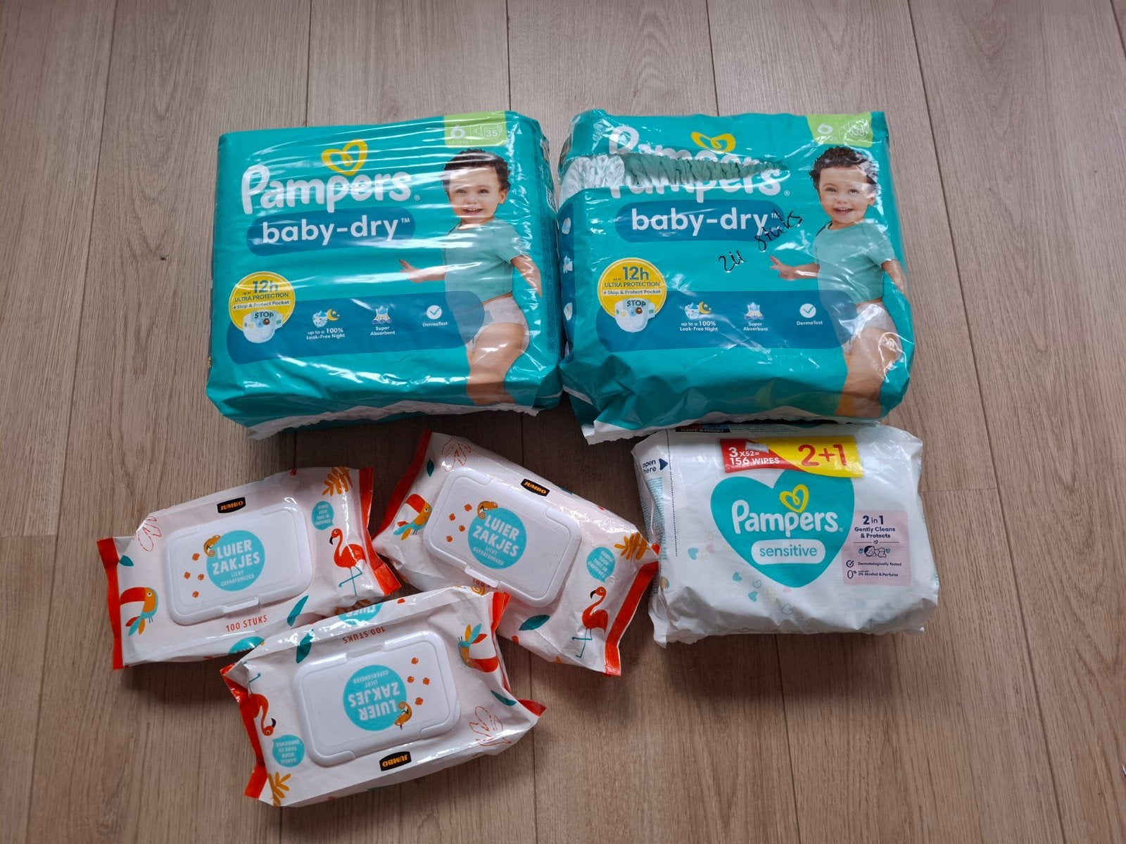 Luierpakket Pampers maat 6, Ophalen of Verzenden, Nieuw