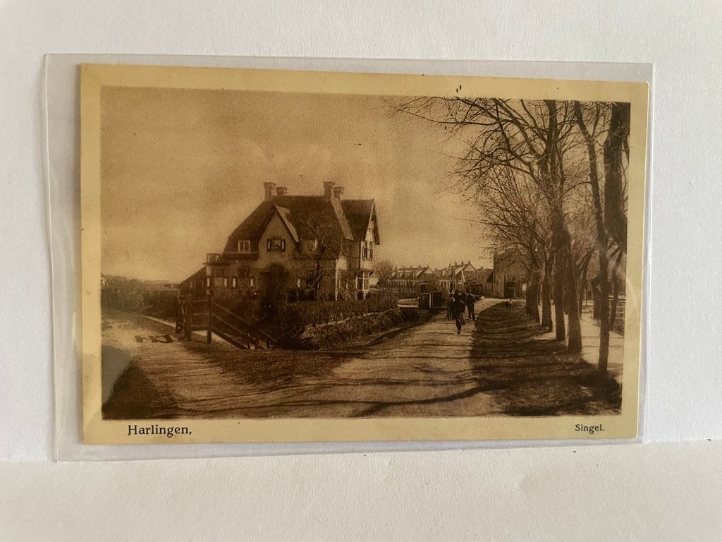 Harlingen - Singel, Verzenden, Gelopen, Friesland
