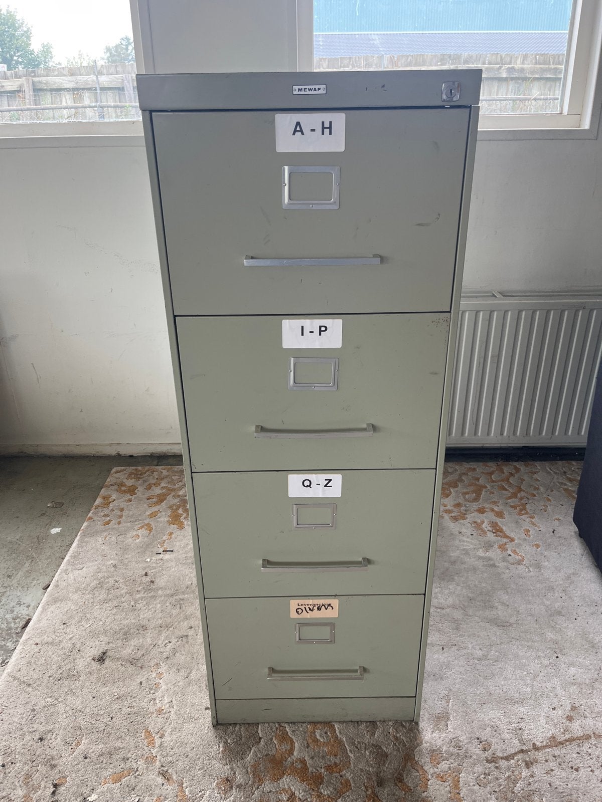 Mewaf Archiefkast met 4 Lades - Gebruikt, Ophalen, Gebruikt