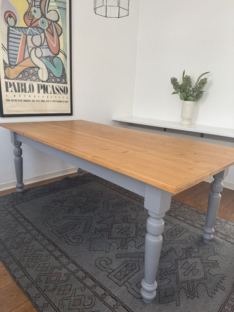 Beautiful wood dining table, Huis en Inrichting, Ophalen, 200 cm of meer, 50 tot 100 cm, Zo goed als nieuw