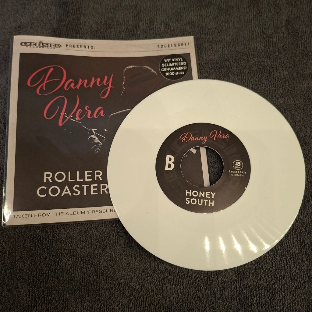 danny vera rollercoaster wit vinyl ongedraaid, 7 inch, Ophalen of Verzenden, Limited edition, Nieuw in verpakking