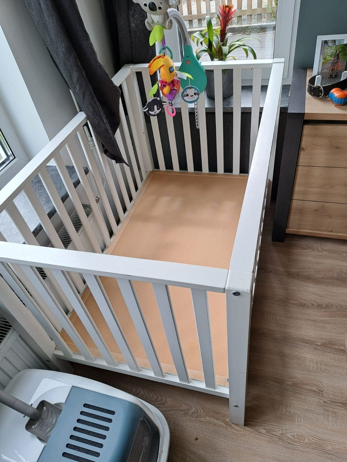 Box, Kinderen en Baby's, Boxen, Ophalen, Gebruikt, Rechthoekig, In hoogte verstelbaar