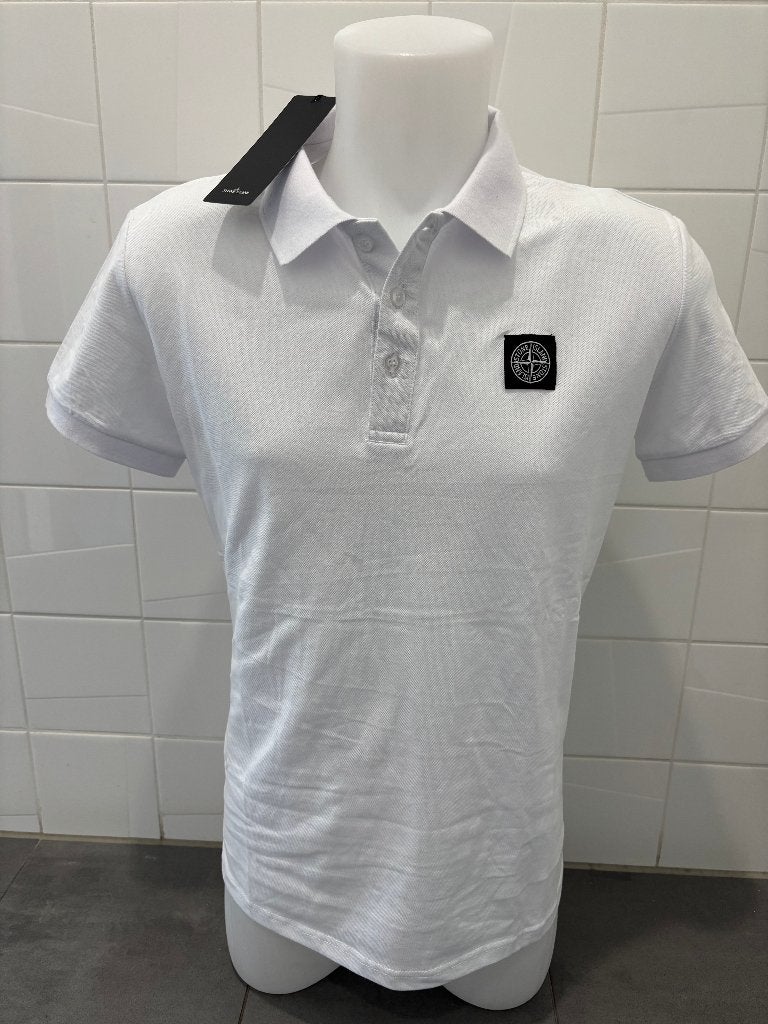 Stone Island polo Wit, Wit, Nieuw, Overige maten, Ophalen of Verzenden
