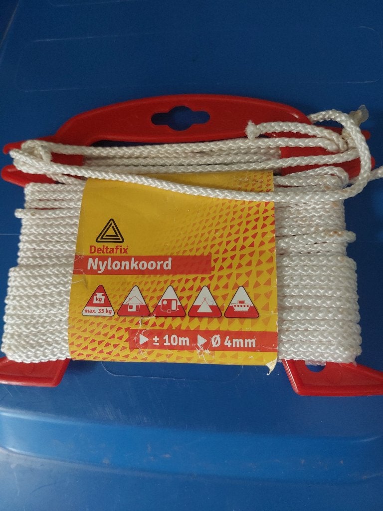 ca 10 meter nylon koord, Ophalen of Verzenden, Nieuw