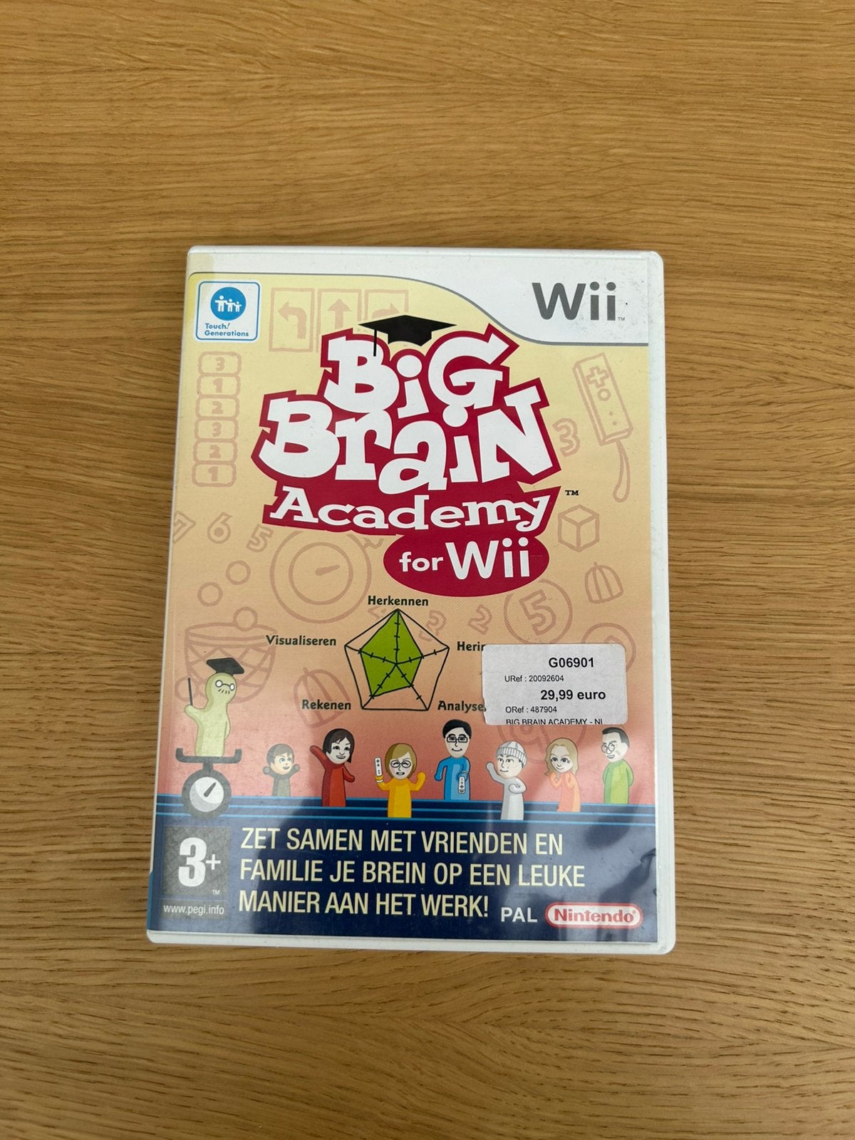 Big Brain for Wii ( goede staat ), Spelcomputers en Games, Games | Nintendo Wii, Ophalen, Online, Puzzel en Educatief, Zo goed als nieuw