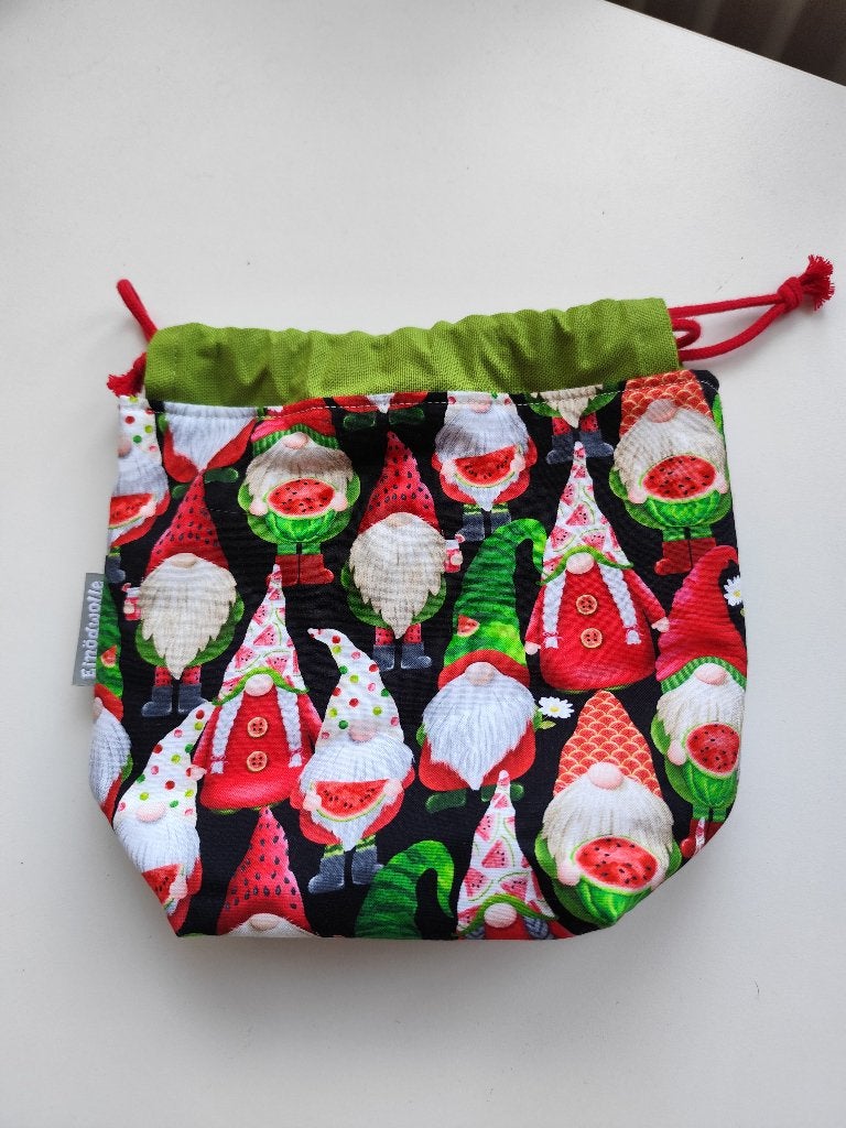 T.k. super leuk Gnome projecttasje voor sokken, Ophalen of Verzenden, Zo goed als nieuw, Breien of Haken, Overige typen
