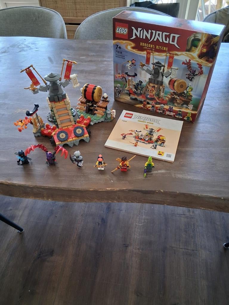 Ninjago 71818 Toernooi Gevechtsarena, Ophalen of Verzenden, Zo goed als nieuw
