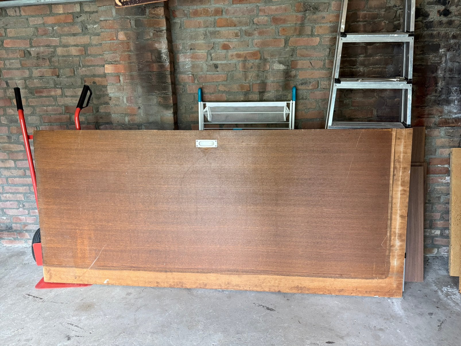 Schuifdeur massief hout, Doe-het-zelf en Verbouw, Hout en Planken, Ophalen, Minder dan 25 mm, Zo goed als nieuw, Plank