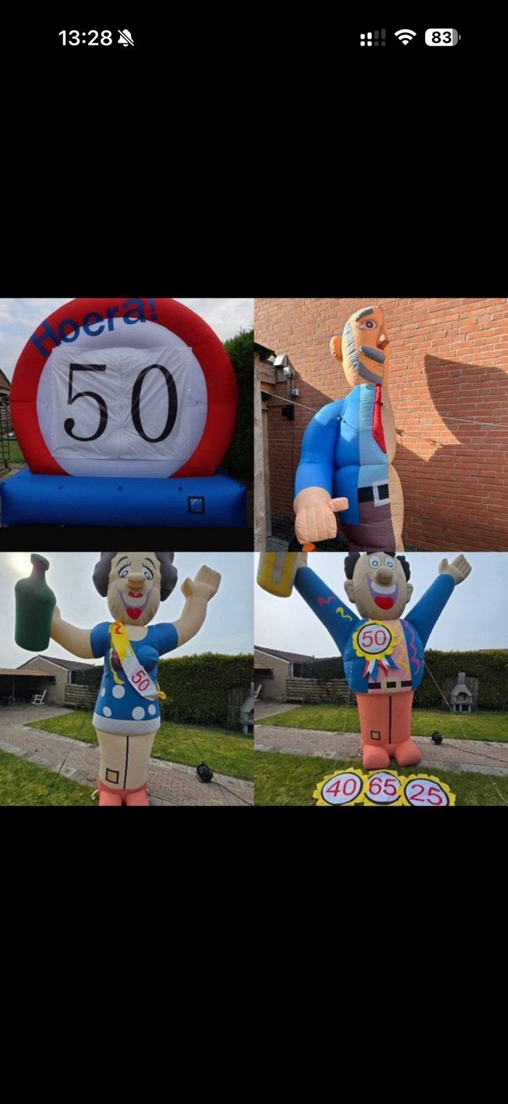 Abraham Sarah halve Abraham of verkeersbord Te  Huur, Ophalen, Gebruikt