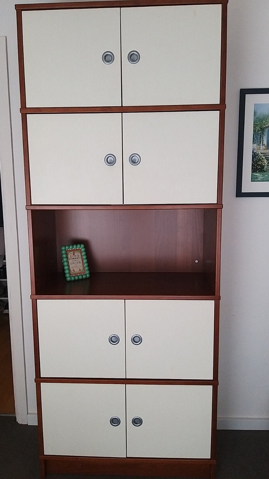 Ikea Effektiv kast met deuren en open vak, Huis en Inrichting, Ophalen