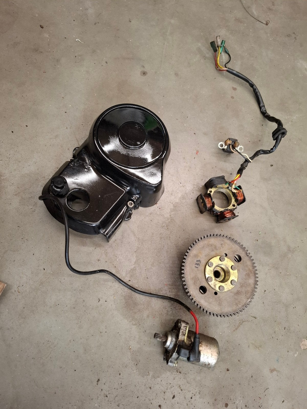 Complete e start ontsteking met kapje, Ophalen of Verzenden, Zo goed als nieuw, Overige typen, Tomos