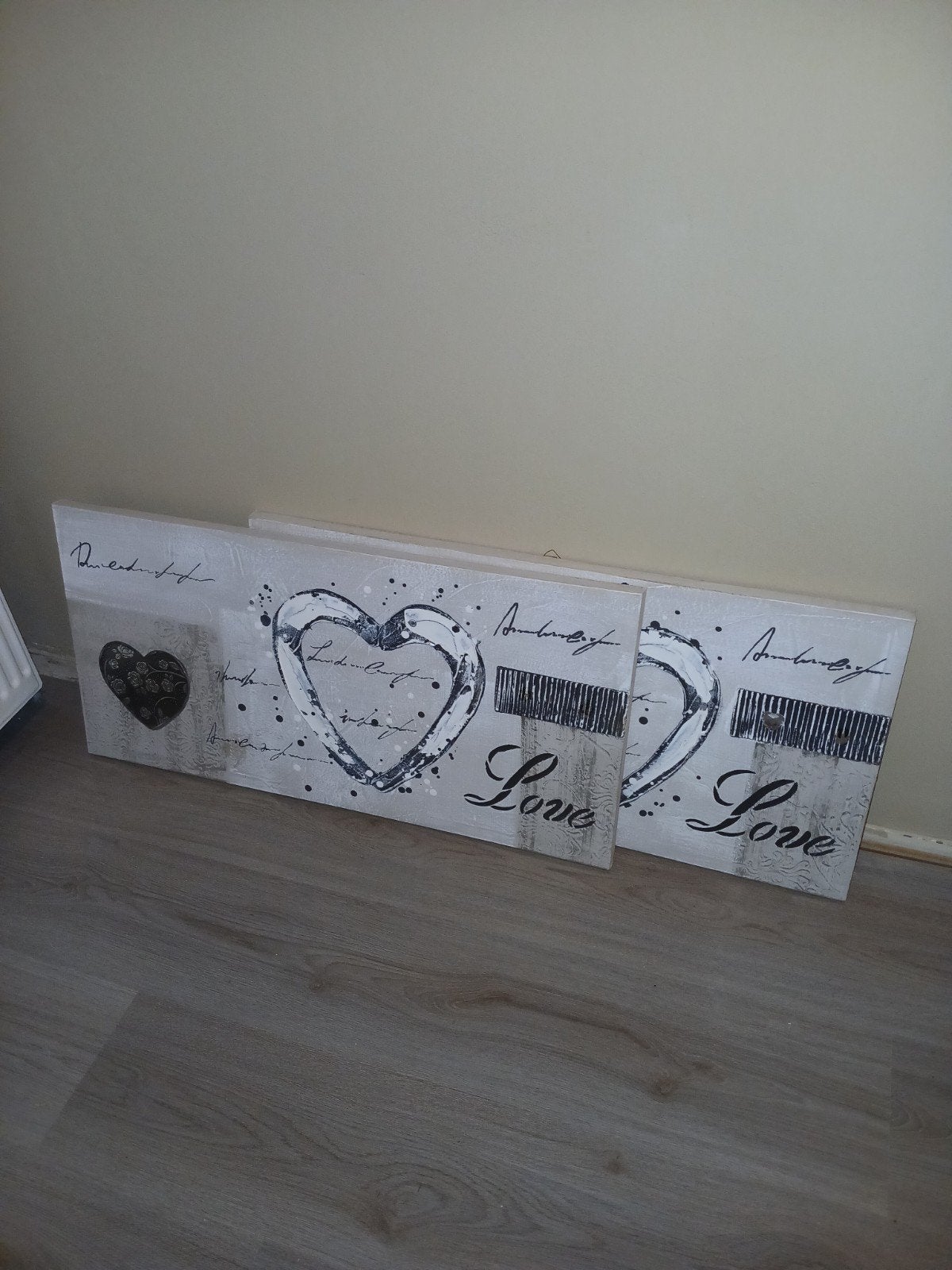 2 schilderijen, Huis en Inrichting, Woonaccessoires | Schilderijen, Tekeningen en Foto's, Ophalen, Zo goed als nieuw, Schilderij