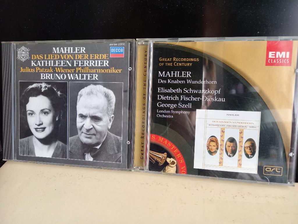 Mahler -Des Knaben Wunderhorn - Das lied der Erde  (5 cd's), Ophalen of Verzenden, Modernisme tot heden, Zo goed als nieuw, Overige typen