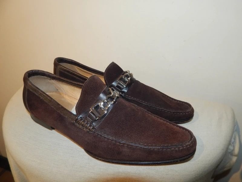 Dolce & Gabbana eerstelijns vintage loafers zilver hardware, Dolce & Gabbana, Bruin, Verzenden, Instappers