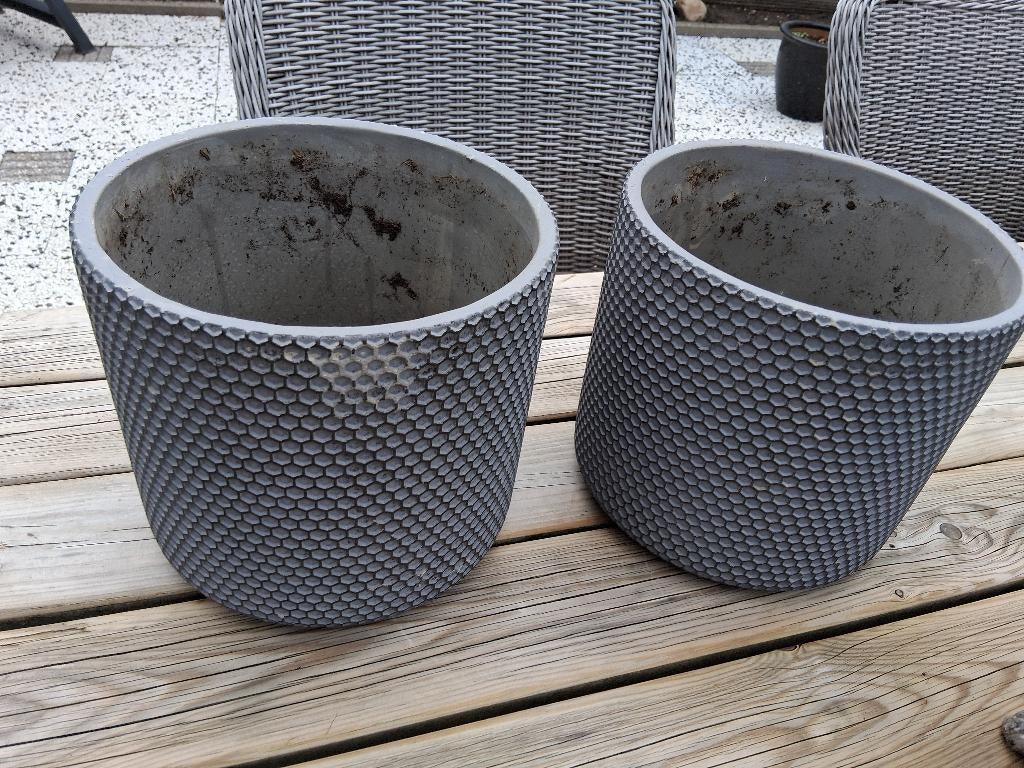 bloempot, Tuin en Terras, Bloempotten, Ophalen, Gebruikt, Rond, Binnen