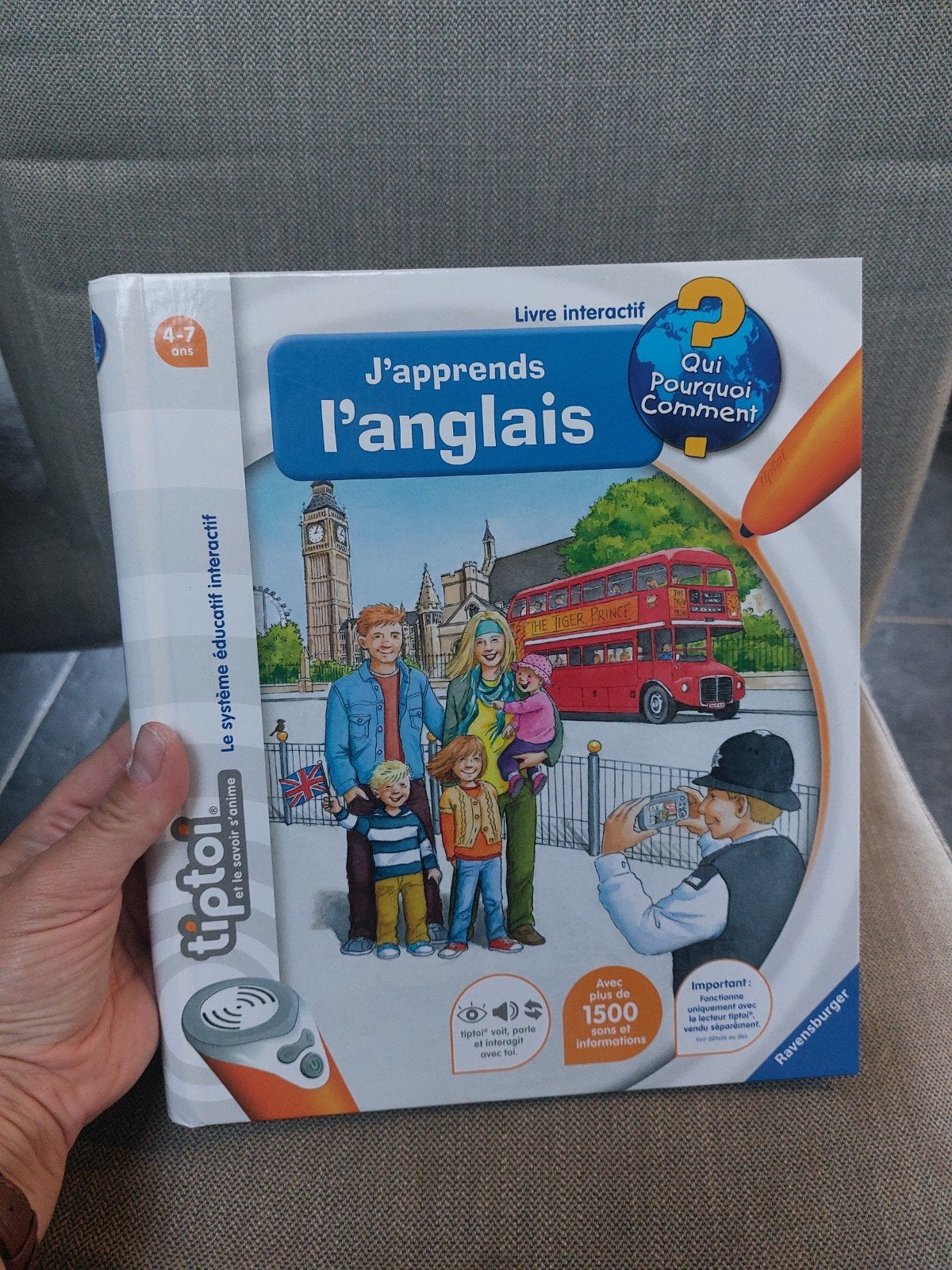 Frans Tiptoi boek - Ik leer Engels, Kinderen en Baby's, Speelgoed | Educatief en Creatief, Ophalen of Verzenden, Gebruikt, Ontdekken