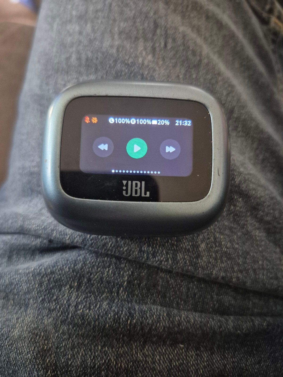 Jbl beam 3 blauw met oplaadkabel, Audio, Tv en Foto, Koptelefoons, Bluetooth, Zo goed als nieuw, Blauw, Ophalen