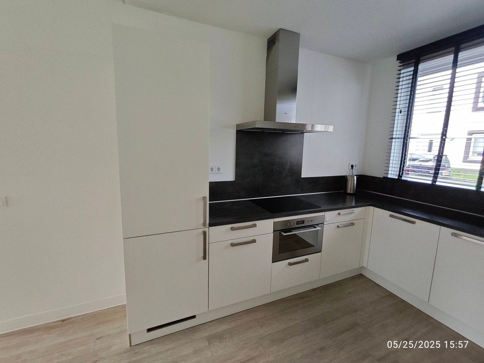 Whirlpool AKR 559/2 IX wandschouw-afzuigkap (RVS) 90 cm, Ophalen, Gebruikt, Vrijstaand, Wandschouwkap